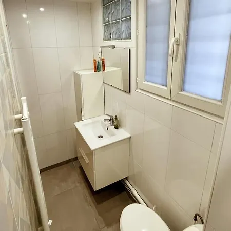 1br Et Canape Lit Dans Le Salon Appartement Paris